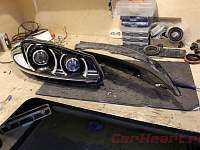 Jaguar XJ, ремонт фар и поворотника