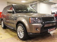 Range Rover Sport, замена линз, шлифовка и бронирование фар