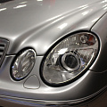 Mercedes-Benz E-class - Замена штатных линз на яркие светодиодные, восстановление прозрачности стекол фар