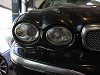 Jaguar X-Type, приводим в порядок стекла фар