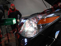 Lexus LX 570 в обвесе Khann, замена ДХО, ПТФ и доп. линза в дальний