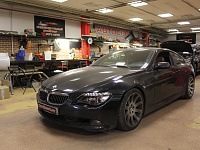 BMW 6-Series Замена штатных линз на бидиодные модули, замена стекол фар на новые, восстановление стекол поворотников
