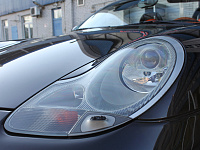 Porsche Boxster детейлинг фар, замена ламп, оклейка полиуретановой пленкой