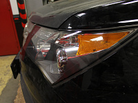 Acura MDX, замена штатных модулей на бидиодные, восстановление стекол фар