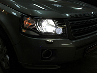 Land Rover Freelander 2, замена линзованных модулей на Hella 3r