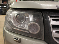 Land Rover Freelander 2 рестайлинг, замена линз на бидиодные