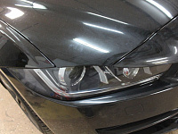 Jaguar XE, замена штатных линз на бидиодные