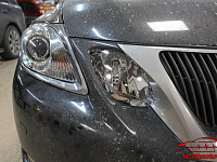 Lexus GS300, biled модули, восстановление стекол фар и птф, led лампы в ПТФ и габариты