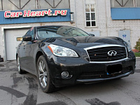 Infiniti M, замена штатных линз на Hella 3R