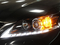 Lexus RX350, заменили штатные линзы на bi-led Luma i5+ New