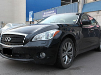 Infiniti M, замена штатных линз на Hella 3R