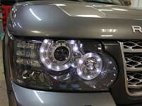 Range Rover Vogue, комплексное восстановление оптики