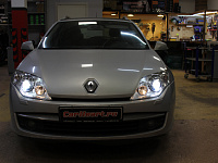 Renault Laguna Замена линз на светодиодные, восстановление стекол