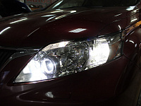 Lexus RX, замена штатных линз на Hella 3 bi-led