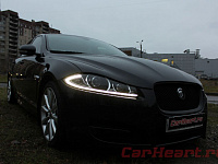 Jaguar XF, антихром и тонировка