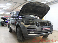 Land Rover Range Rover Vogue, замена стекла, полировка и бронирование