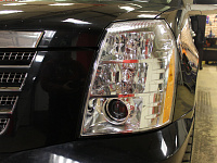Cadillac Escalade, замена штатных модулей на билед