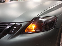 Lexus GS, квадробилед, покраска фар, полировка, установка ДХО