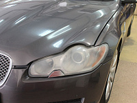 Jaguar XF, восстановление фар из пепла