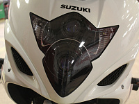 Suzuki Bandit, установка линз, окраска масок, полировка и оклейка