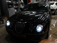 Jaguar S-Type, замена штатных линз