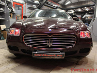 Maserati Quattroporte, установка модулей Hella 4 Evox и реализация функции Devil Eyes