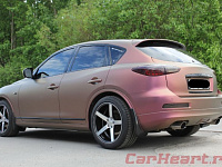 Infiniti EX35, полная оклейка кузова пленкой цвета Aubergine Bronze Matt