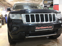 Jeep Grand Cherokee, замена штатных линз на Hella 3 bi-led