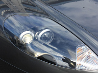Aston Martin DB9, шлифовка, полировка, бронирование фар