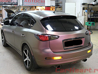 Infiniti EX35, полная оклейка кузова пленкой цвета Aubergine Bronze Matt