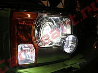Land Rover Discovery 3, шумоизоляция арок, капота и установка led ПТФ