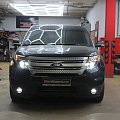 Ford Explorer V - Замена штатных ксеноновых линз на современные диодные модули, восстановление прозрачности стекол фар
