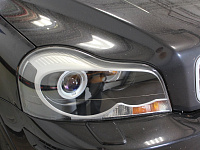 Volvo XC90, замена линз, окраска масок фар, полировка фар