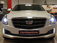 Cadillac ATS, замена линз на bi-led