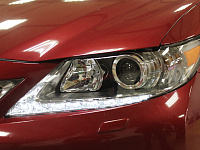 Lexus ES, замена линз, полировка и оклейка