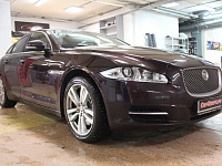 Jaguar XJ, замена штатных линз на Optima biled professional