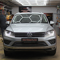 Volkswagen Touareg - Замена штатных ксеноновых линз на современные диодные, замена световодов и плат световодов