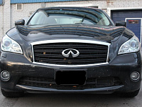 Infiniti M, замена штатных линз на Hella 3R